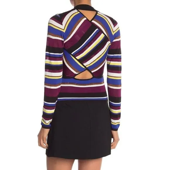 Rachel Roy XXL Victorian Stripe Sweater - Picture 2 of 7